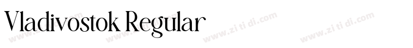 Vladivostok Regular字体转换